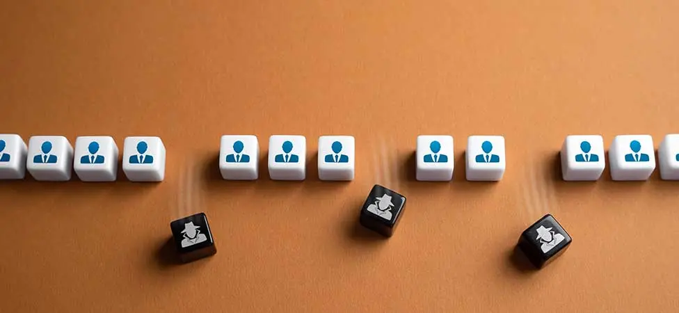 Figurer som visar avvikande färger.