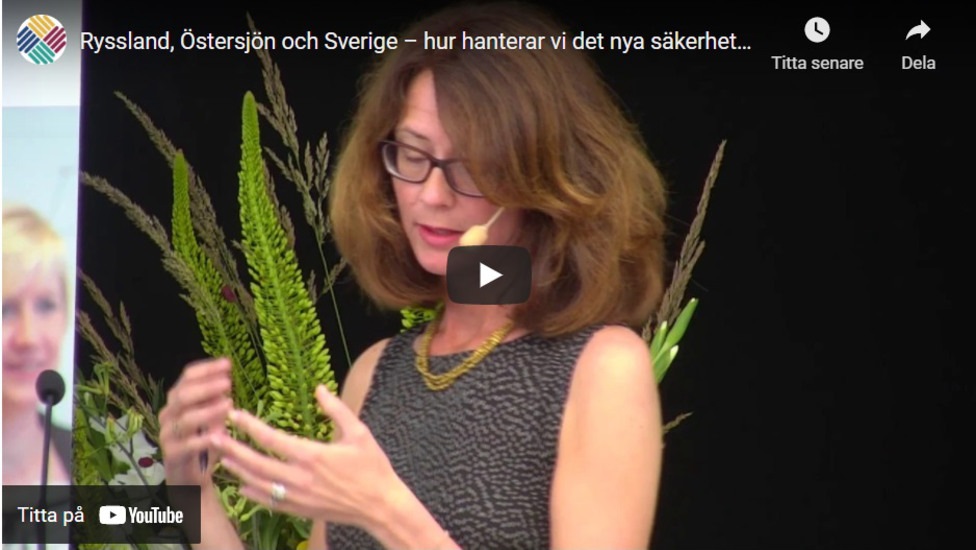 Ryssland och Östersjön – hur hanterar vi det nya säkerhetsläget? Youtube