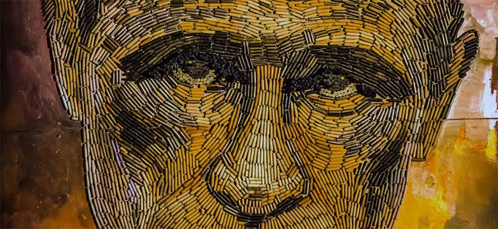 En tecknad Vladimir Putin.
