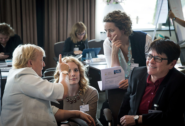 Group of women in discussion