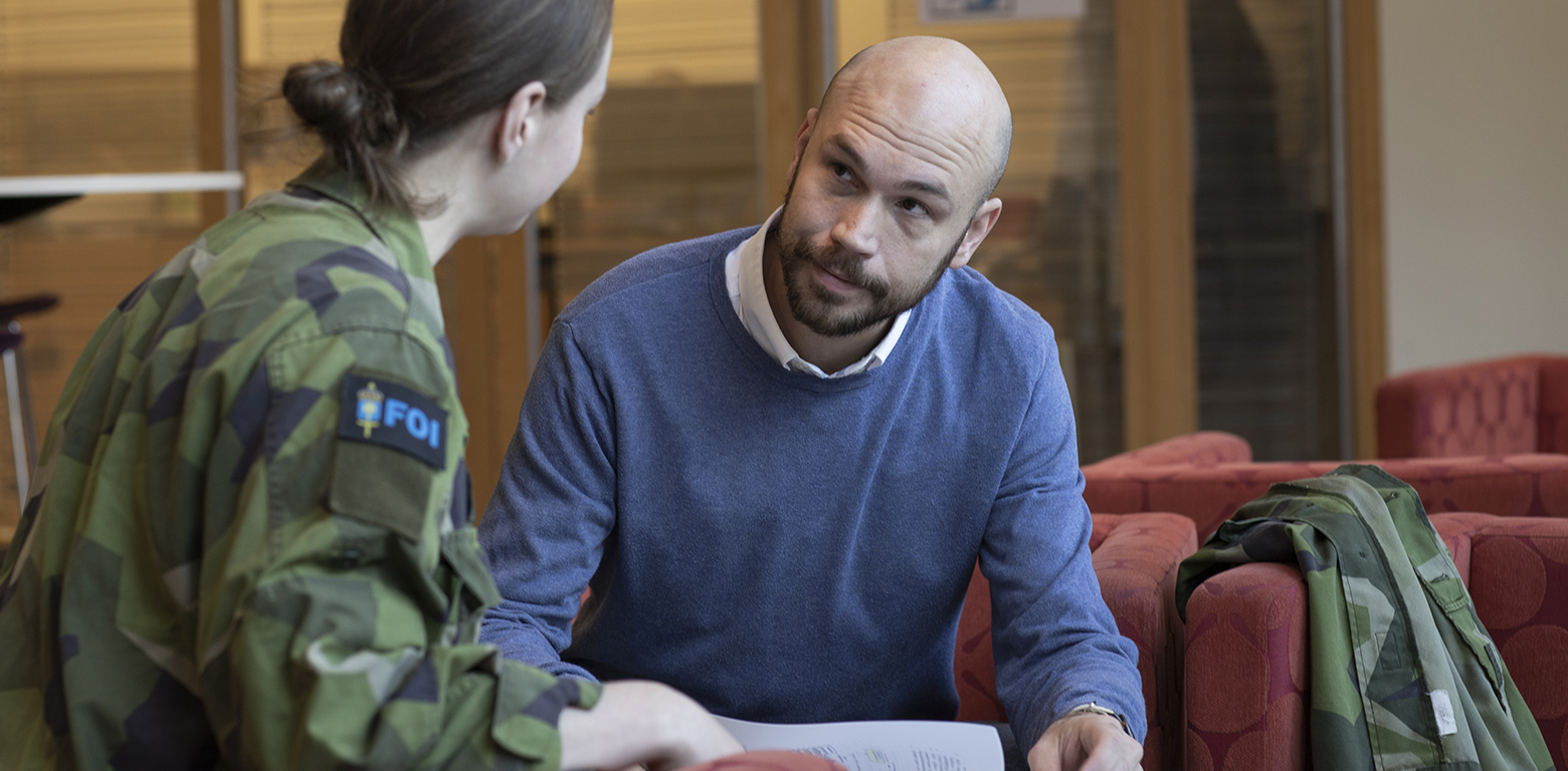 two people in meeting